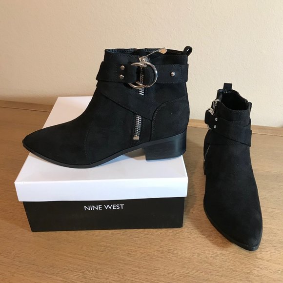 Nine West Shoes - NEW Nine West Ankle Booties Black Dahila2~ Size 8M